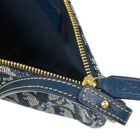 Christian Dior Navy Trotter Saddle Handbag - Picture 8 of 10